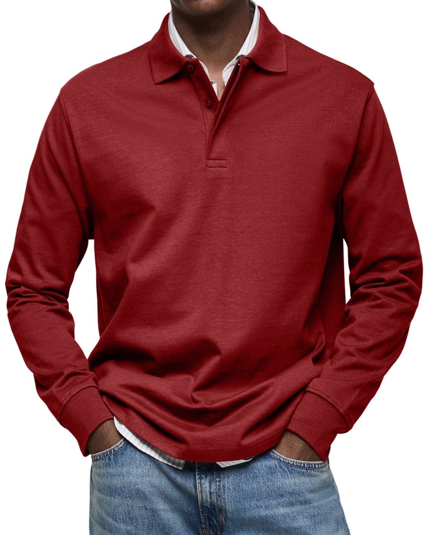 Ezio™ | Polo Homme Manches Longues