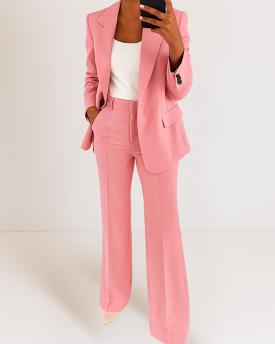 Perrine™ | Ensemble Tailleur Élégant à Coupe Structurée