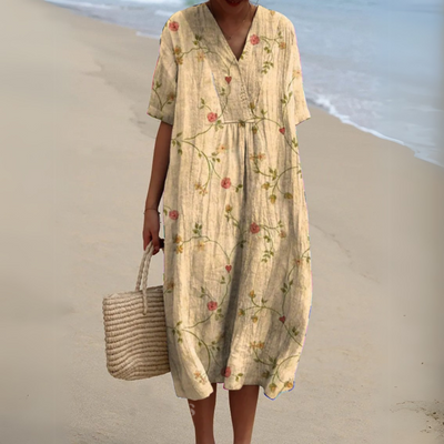 Aimée™ | Robe Fleurie Élégante