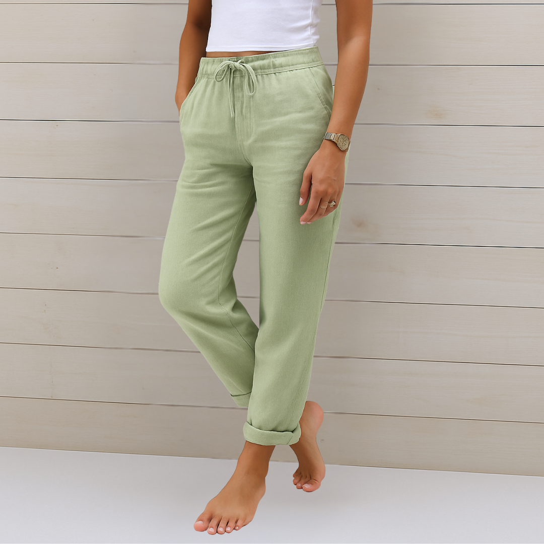 Anaé™ | Pantalon Décontracté Taille Élastique