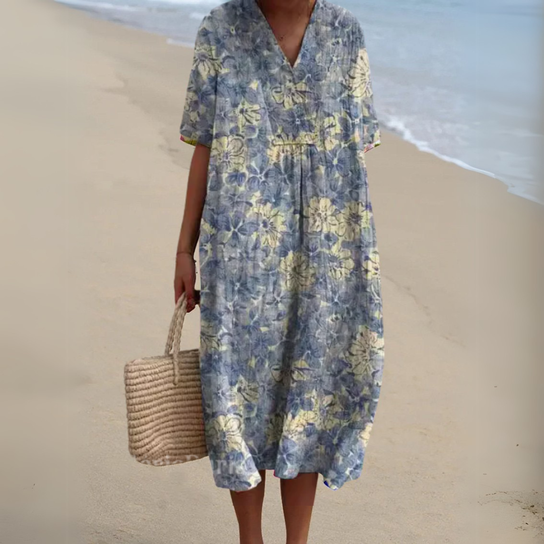Aimée™ | Robe Fleurie Élégante
