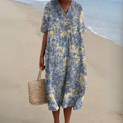 Aimée™ | Robe Fleurie Élégante