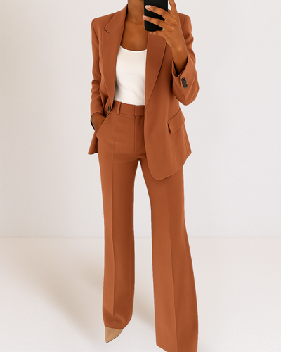 Perrine™ | Ensemble Tailleur Élégant à Coupe Structurée