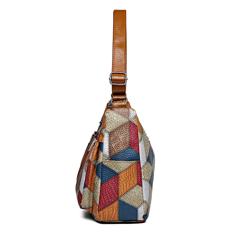 Lunève™ | Sac Bandoulière à Motifs Géométriques