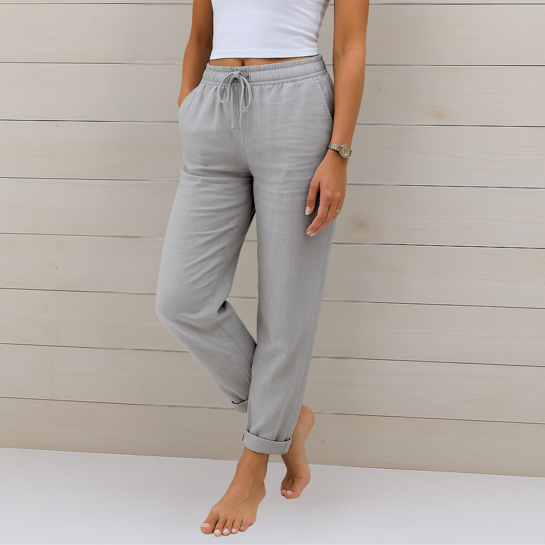 Anaé™ | Pantalon Décontracté Taille Élastique