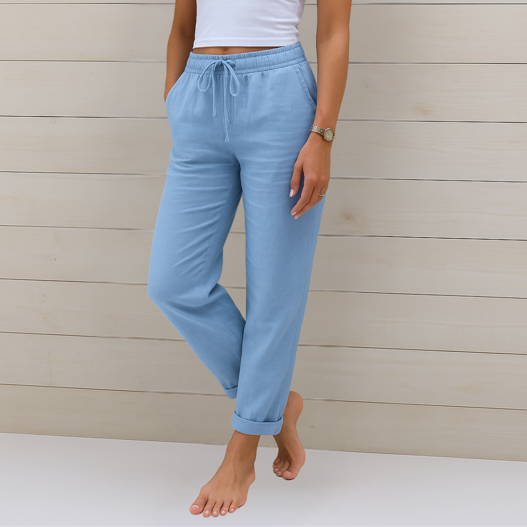 Anaé™ | Pantalon Décontracté Taille Élastique