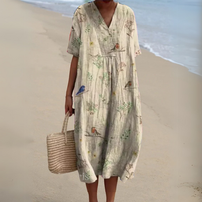 Aimée™ | Robe Fleurie Élégante