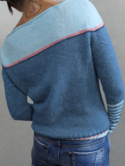 Edmonde™ | Pull Élégant à Rayures