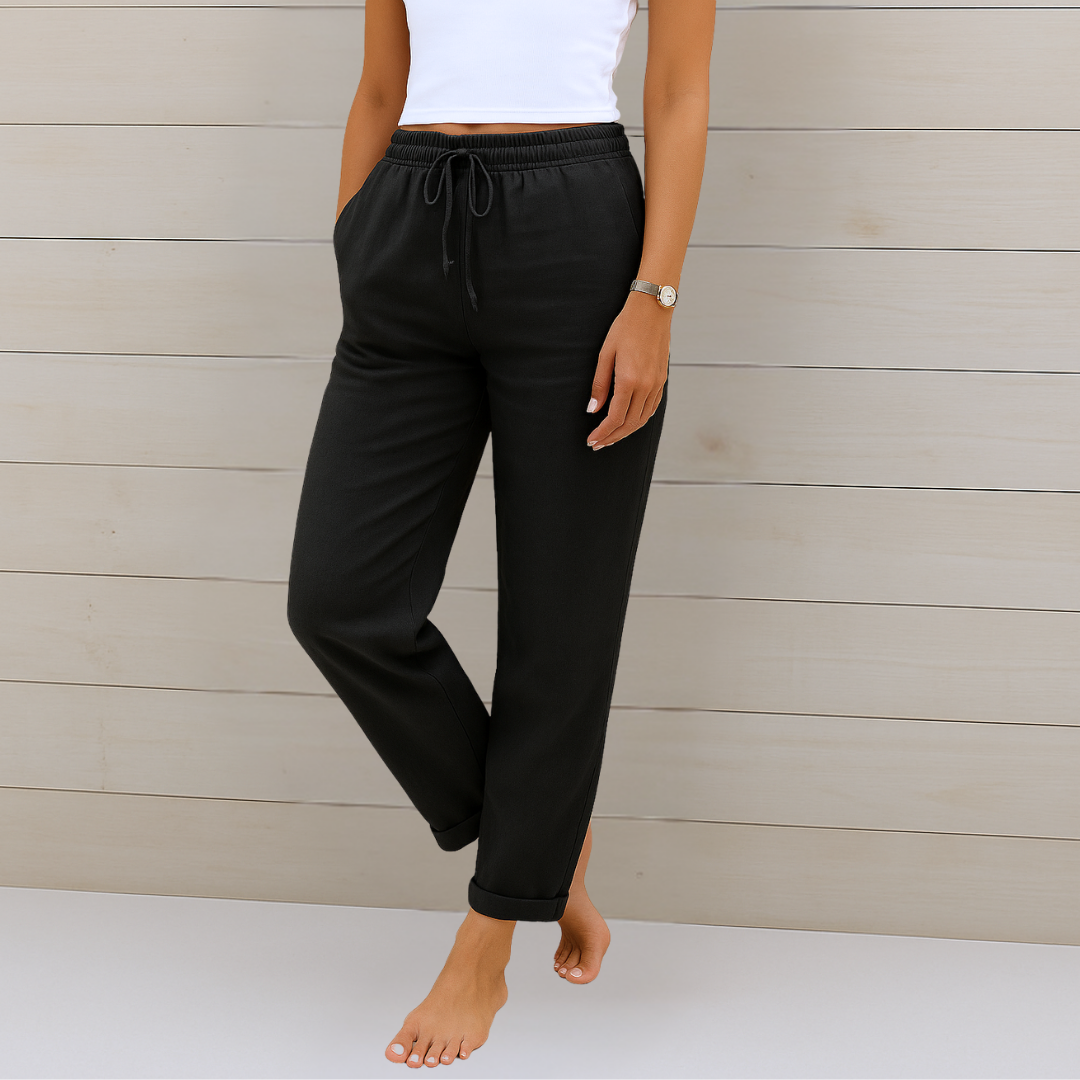 Anaé™ | Pantalon Décontracté Taille Élastique