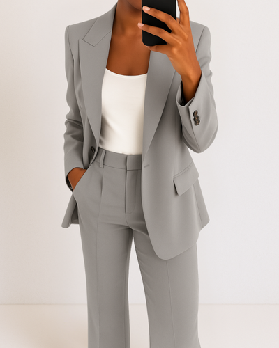 Perrine™ | Ensemble Tailleur Élégant à Coupe Structurée