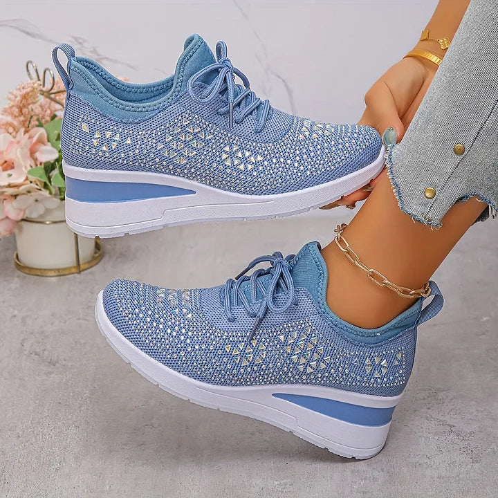 Aveline™ | Baskets respirantes à strass