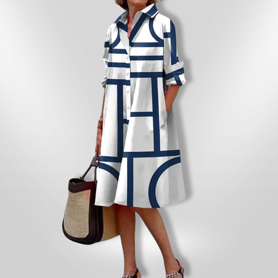 Coralie™ | Chemise Graphique Moderne