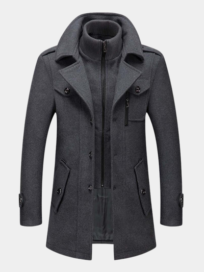 Aubert™ | Manteau Long à Col Montant