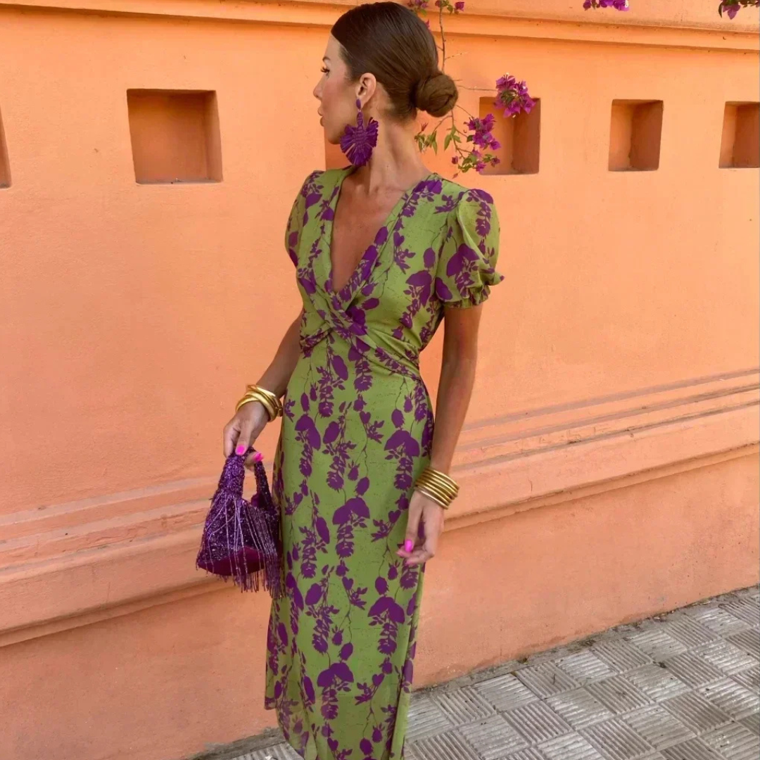 Énora™ | La robe midi qui respire l’été