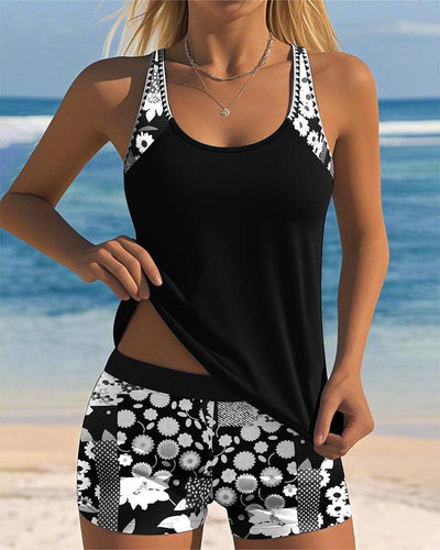 Énora™ | Maillot de Bain 2 Pièces Confortable à Motif Floral