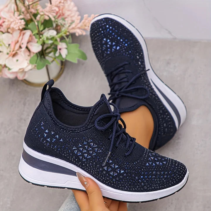 Aveline™ | Baskets respirantes à strass