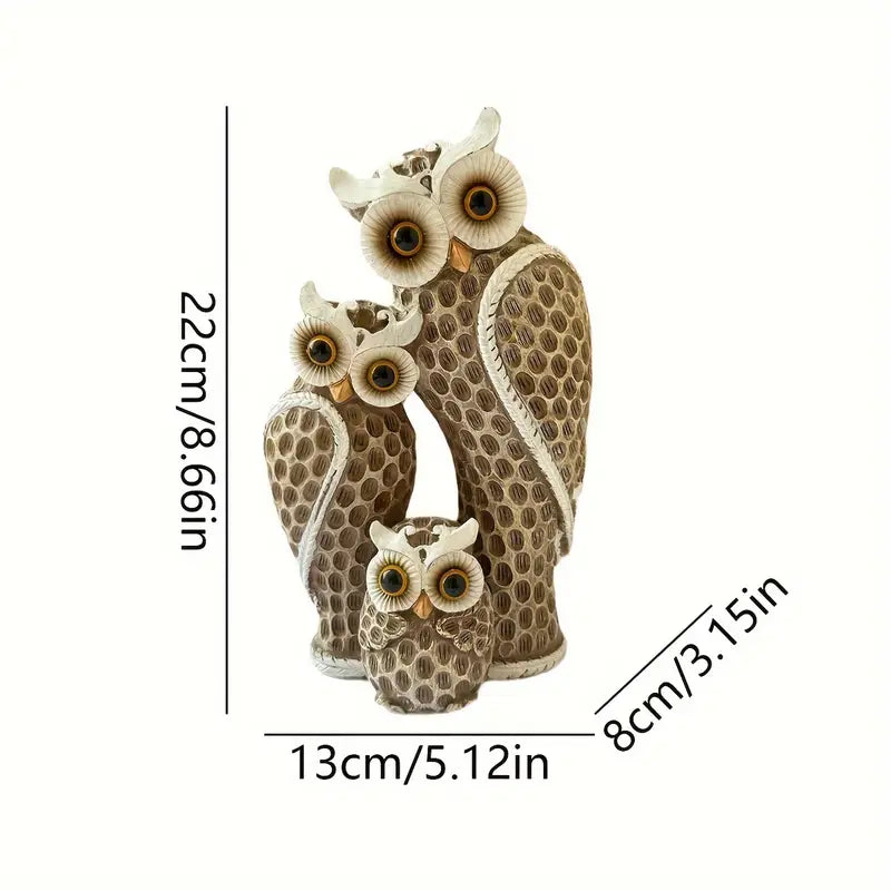 Cassandre™ | Ensemble de statues de hibou