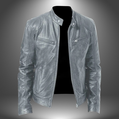 Lazaro™ | Blouson Motard Homme en Similicuir