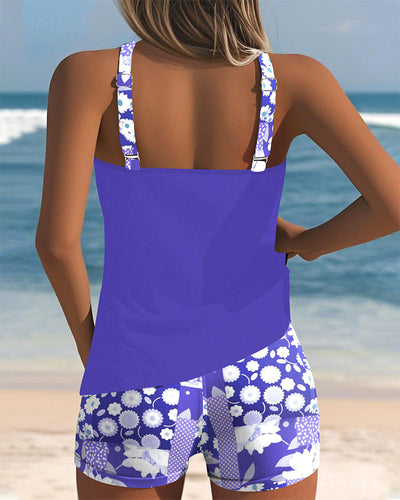 Énora™ | Maillot de Bain 2 Pièces Confortable à Motif Floral
