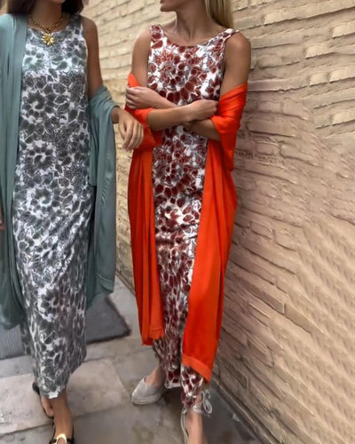 Léonie™ | Ensemble Bohème avec Kimono Drapé