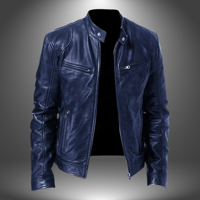 Lazaro™ | Blouson Motard Homme en Similicuir