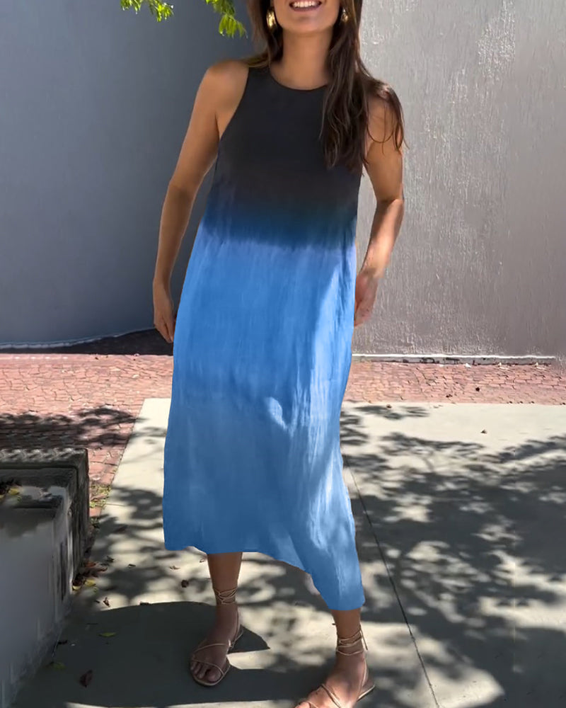 Camille | robe sans manches classique