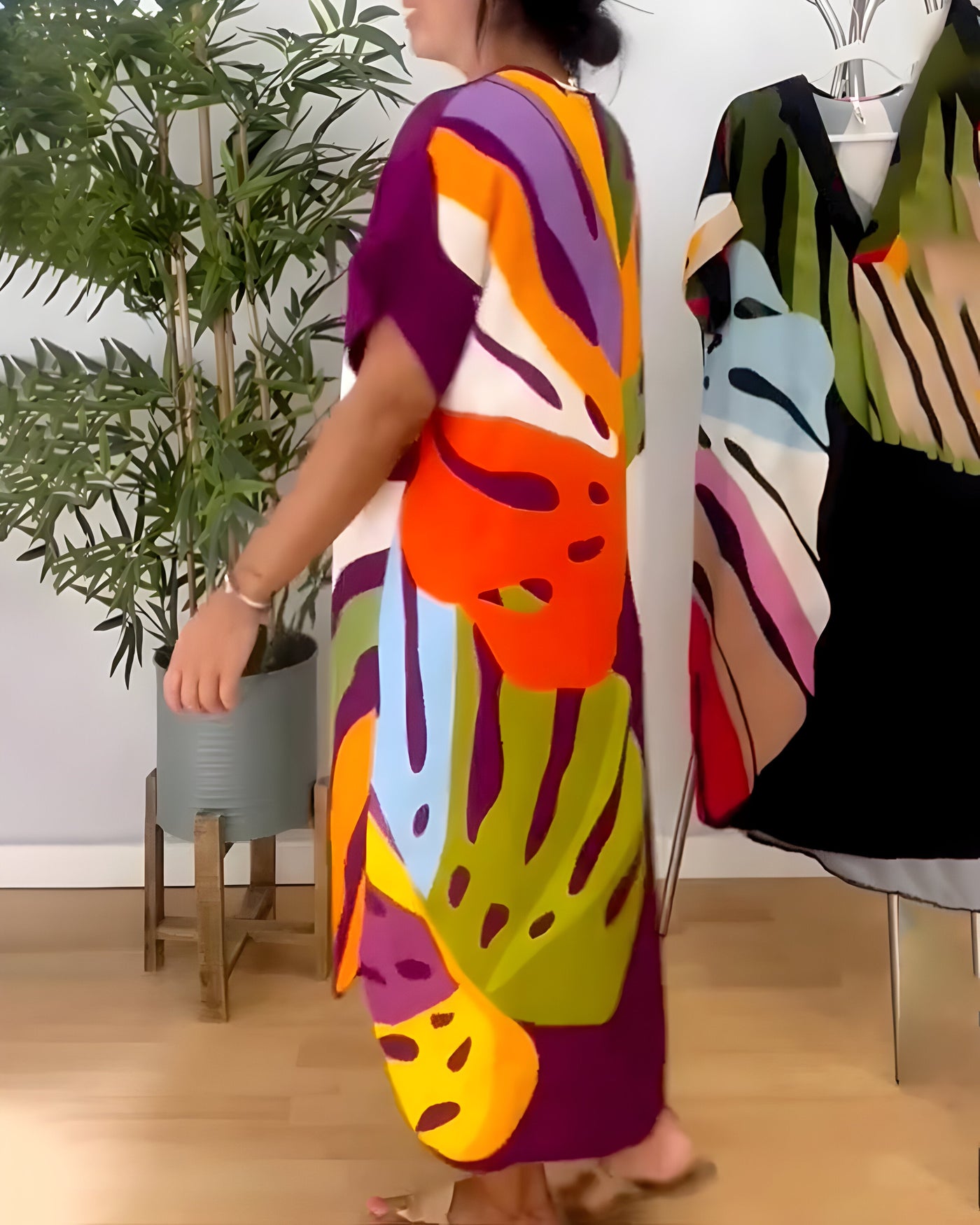 Allegra™ | Robe d’Été Colorée à Motifs Abstraits