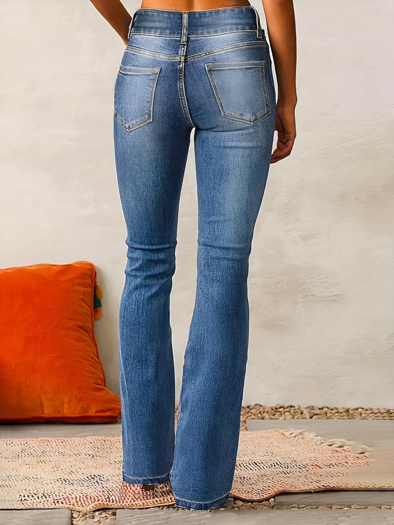 Camille™ | Jean Évasé Taille Haute