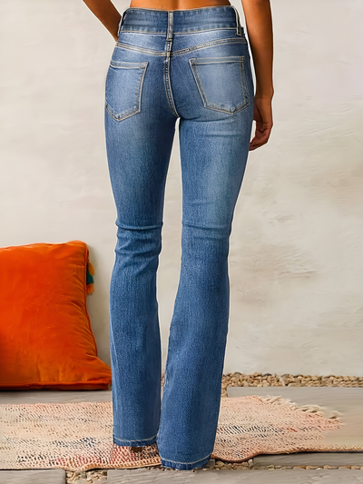 Camille™ | Jean Évasé Taille Haute