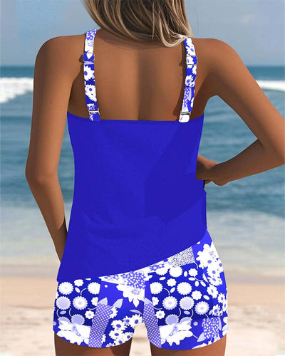 Énora™ | Maillot de Bain 2 Pièces Confortable à Motif Floral