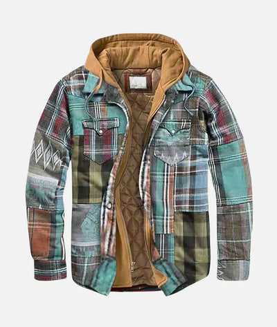 Darel™ | Veste à carreaux matelassée