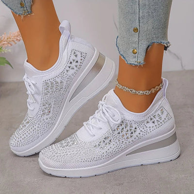 Aveline™ | Baskets respirantes à strass