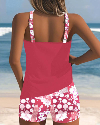 Énora™ | Maillot de Bain 2 Pièces Confortable à Motif Floral