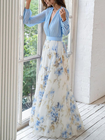 Geneviève™ | Robe Longue Éclat Pastel &amp; Élégance Flottante