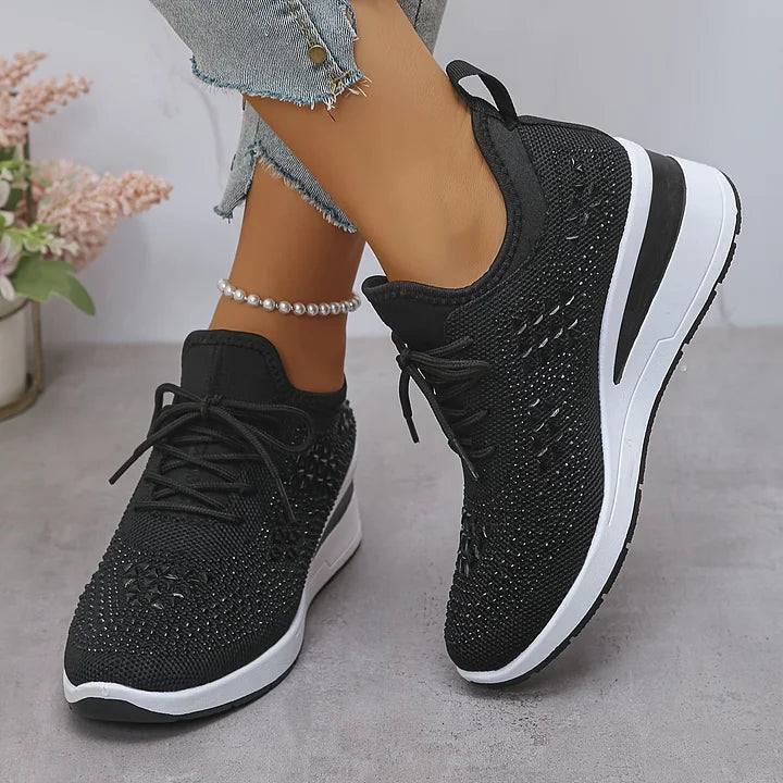 Aveline™ | Baskets respirantes à strass