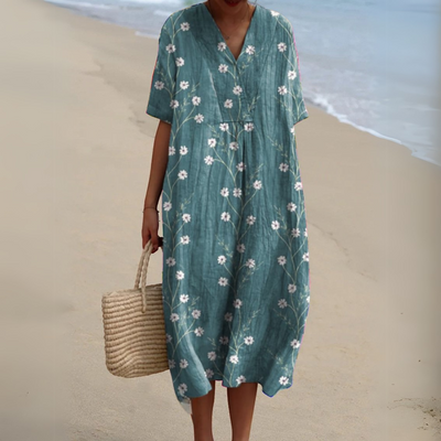 Aimée™ | Robe Fleurie Élégante