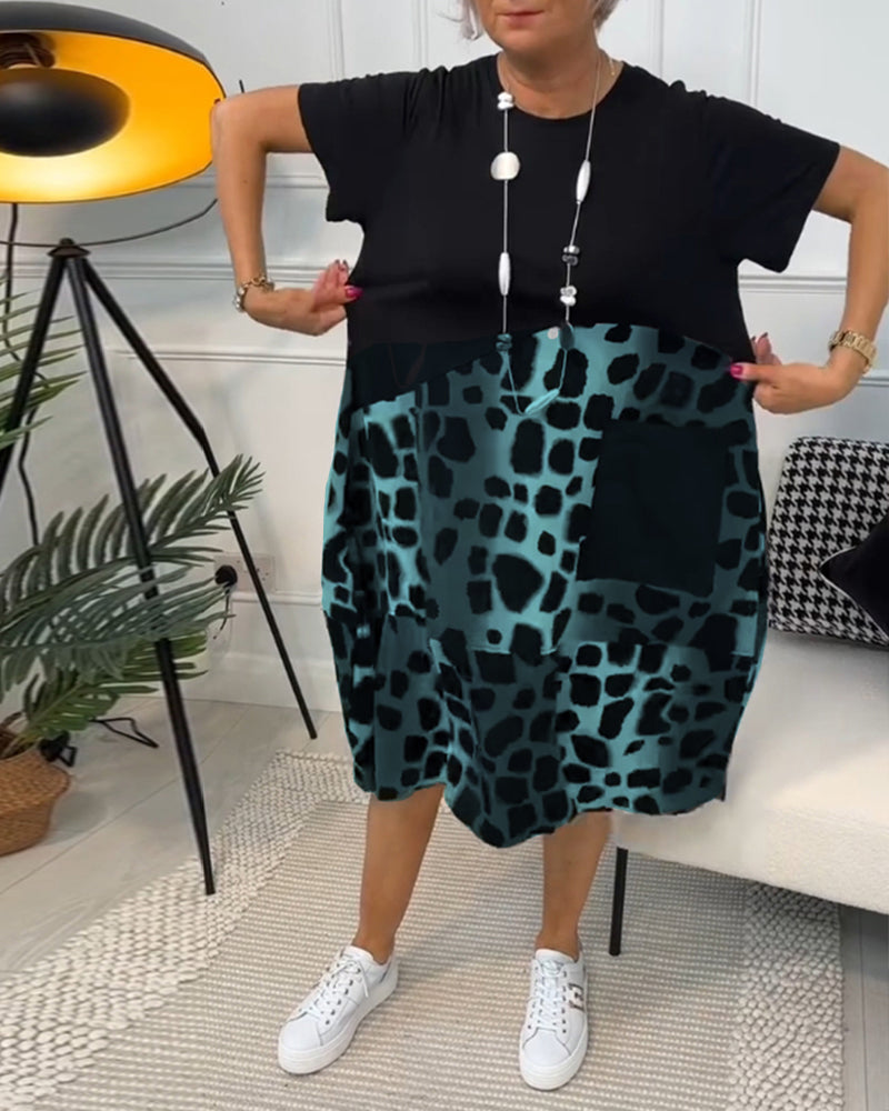 Tessa | Robe décontractée à encolure ronde