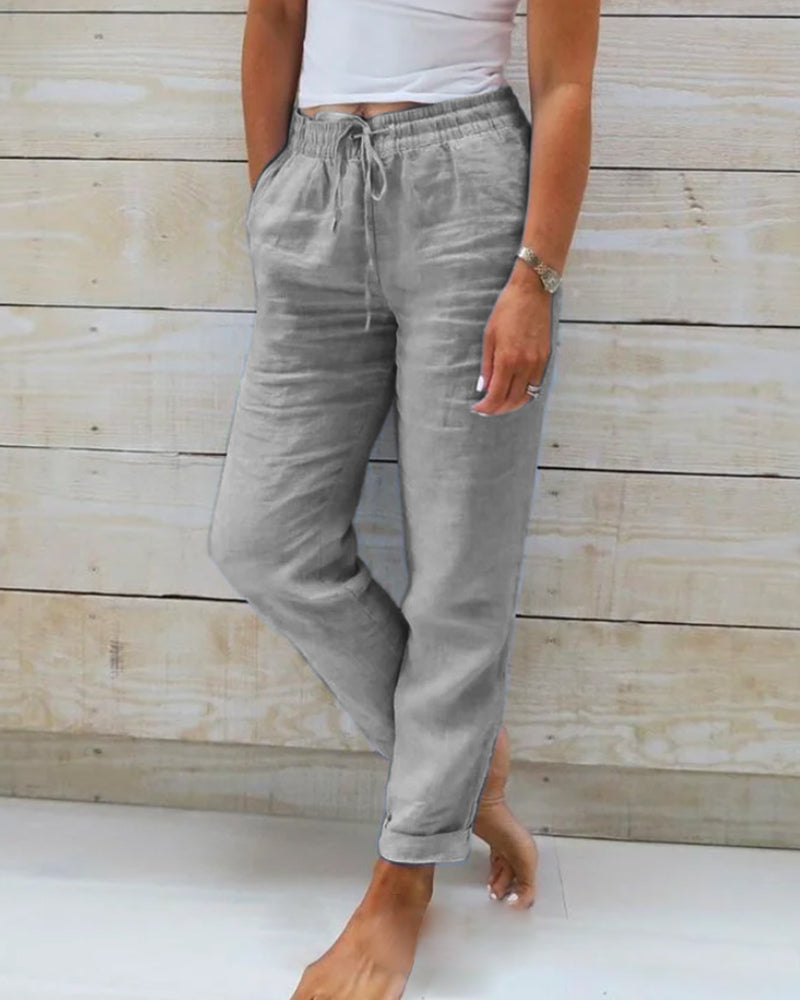 Luna | Pantalon confortable en lin