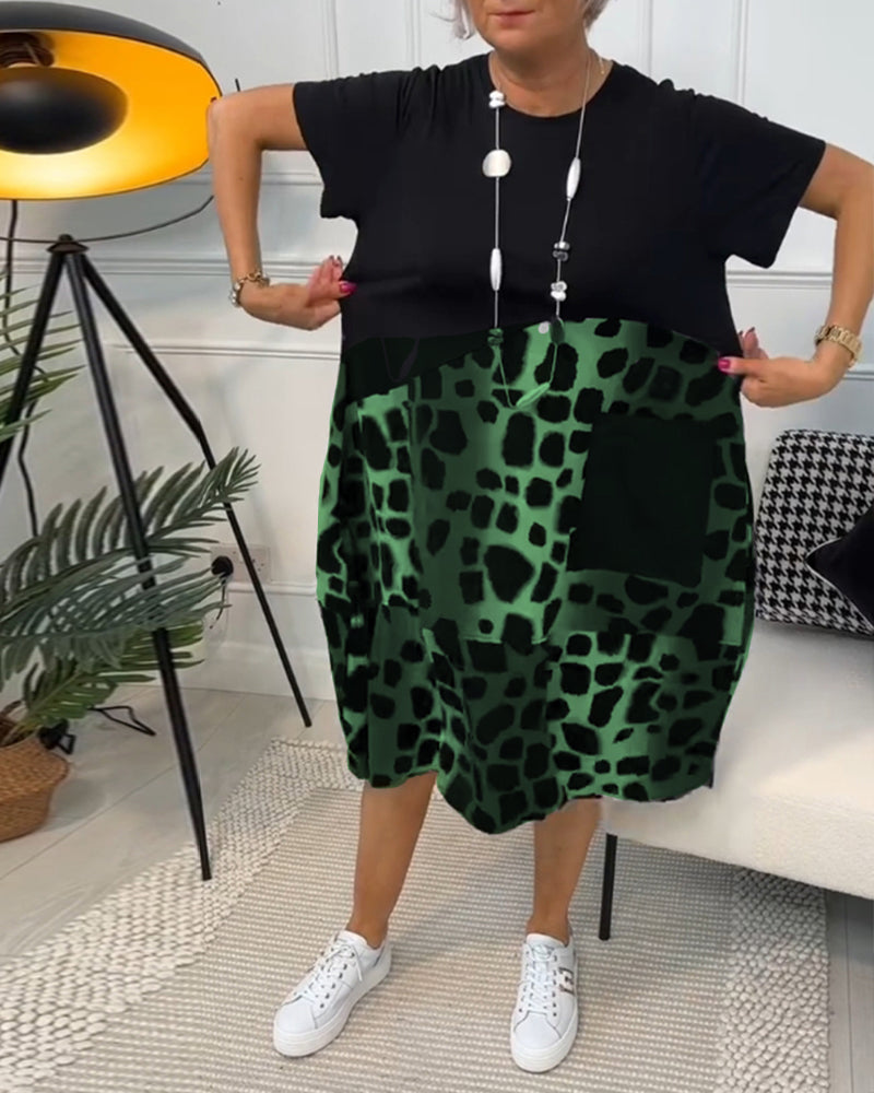 Tessa | Robe décontractée à encolure ronde