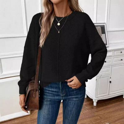 Elvire™ | Pull décontracté col rond