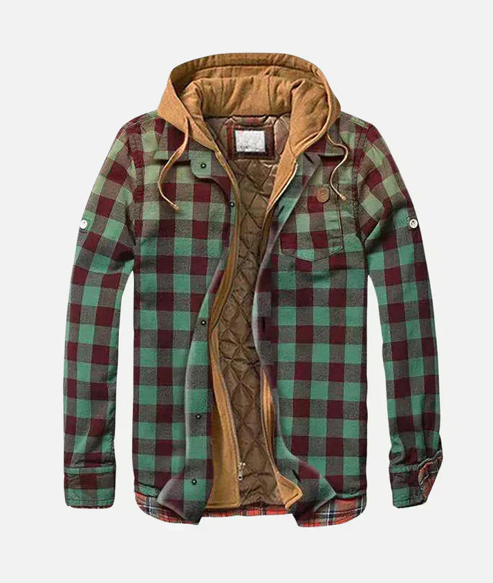 Darel™ | Veste à carreaux matelassée