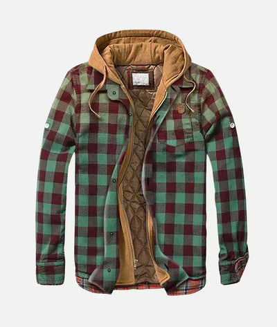 Darel™ | Veste à carreaux matelassée