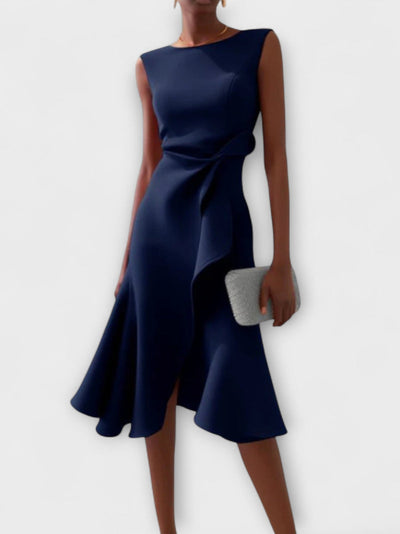 Amandine™ | Robe de Soirée Élégante à Détail Nœud