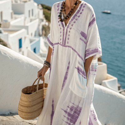 Honorine™ | Robe D'été Bohème Aux Accents Colorés