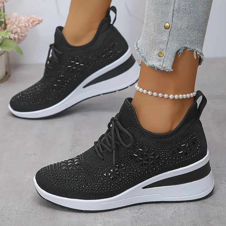 Aveline™ | Baskets respirantes à strass