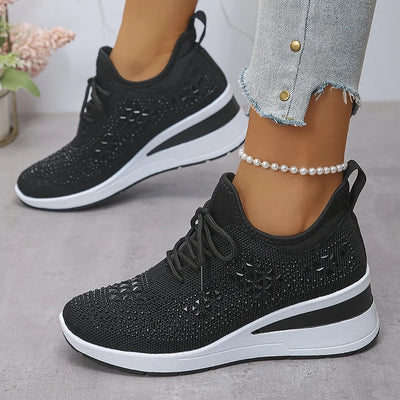 Aveline™ | Baskets respirantes à strass