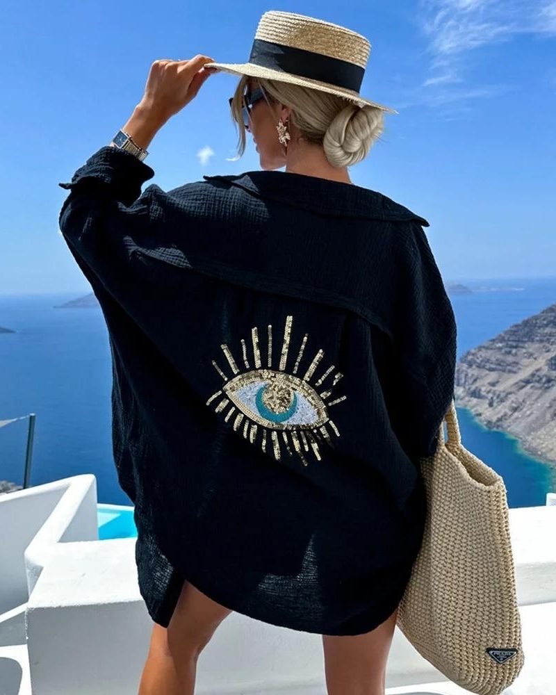 Luna | Chemise à paillettes