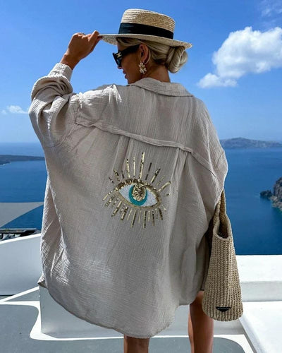 Luna | Chemise à paillettes