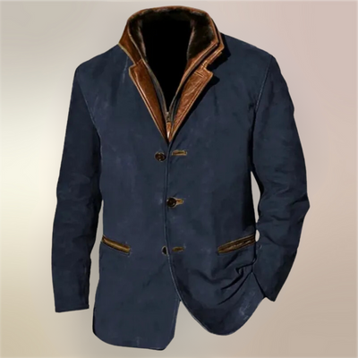 Edgar™ | Veste Élégante en Daim Vintage