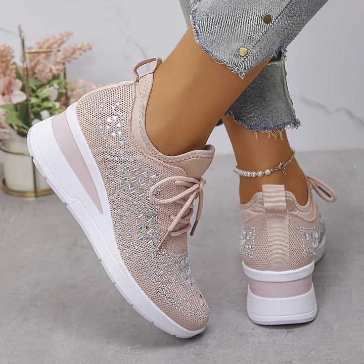 Aveline™ | Baskets respirantes à strass
